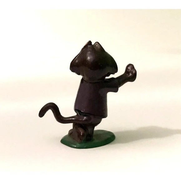 Vtg Marx Tinykins Hanna Barbera Fancy Fancy  Top Cat Mini Figure Hand Painted - Picture 10 of 14
